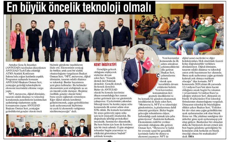 ANTGİAD’ın gündemi yeni çağın getirdikleri
