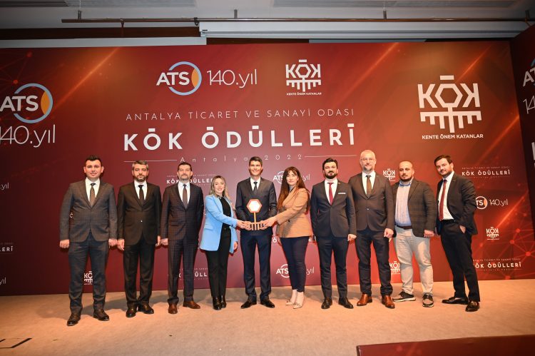 ATSO “Kente Önem Katanlar Ödülleri” (KÖK) 2022’nin “Kurumsal Sosyal Sorumluluk” kategorisinde birinci seçilerek ödül aldık.